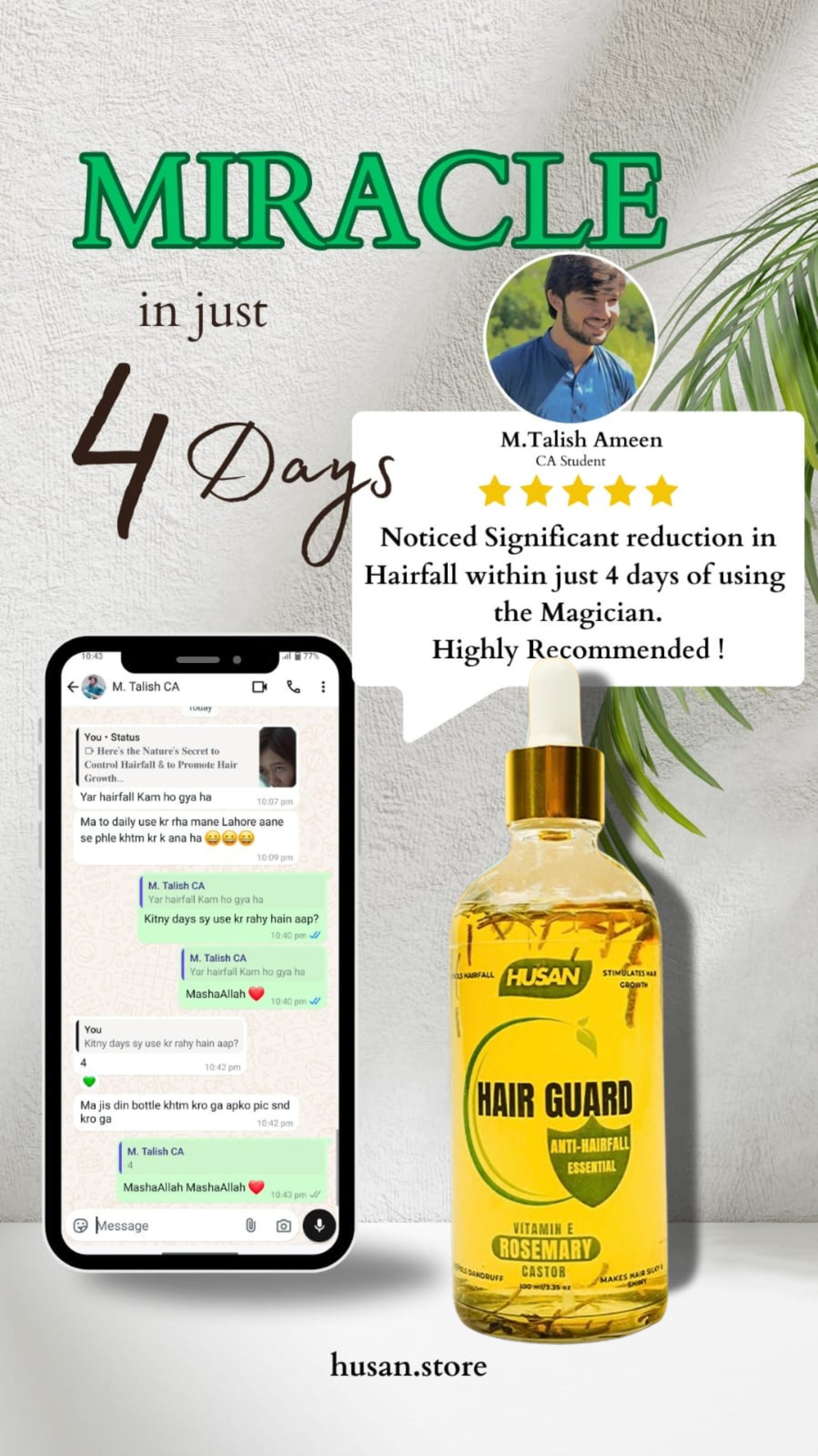 Rosemary Essential Hair Guard Oil
