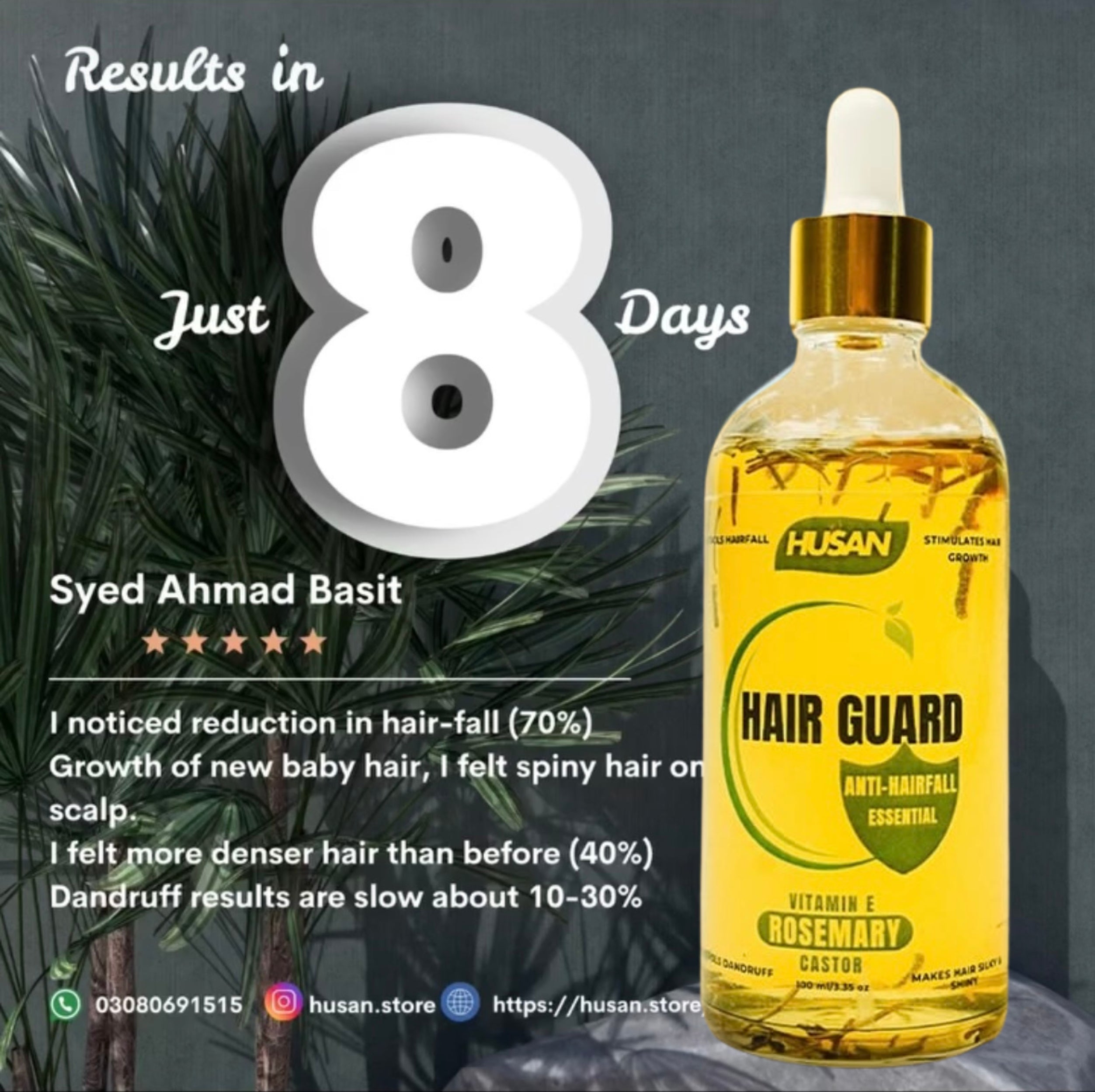 Rosemary Essential Hair Guard Oil
